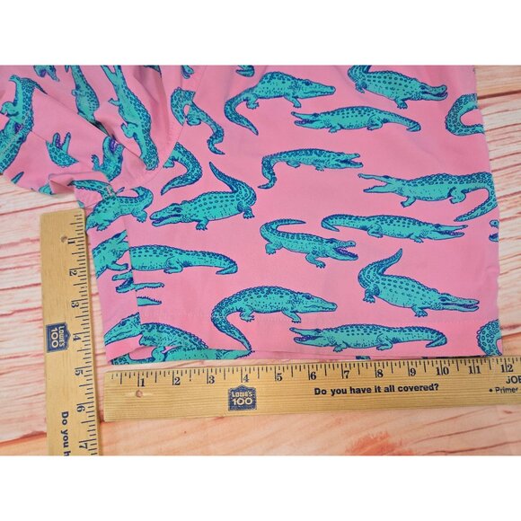Chubbies Mens Pink 5" Swim Trunks Medium - Alligator Print - Picture 7 of 7